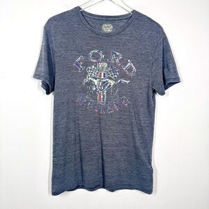 Lucky Brand Men’s Size Small Ford Mustang Cars Gray T-Shirt